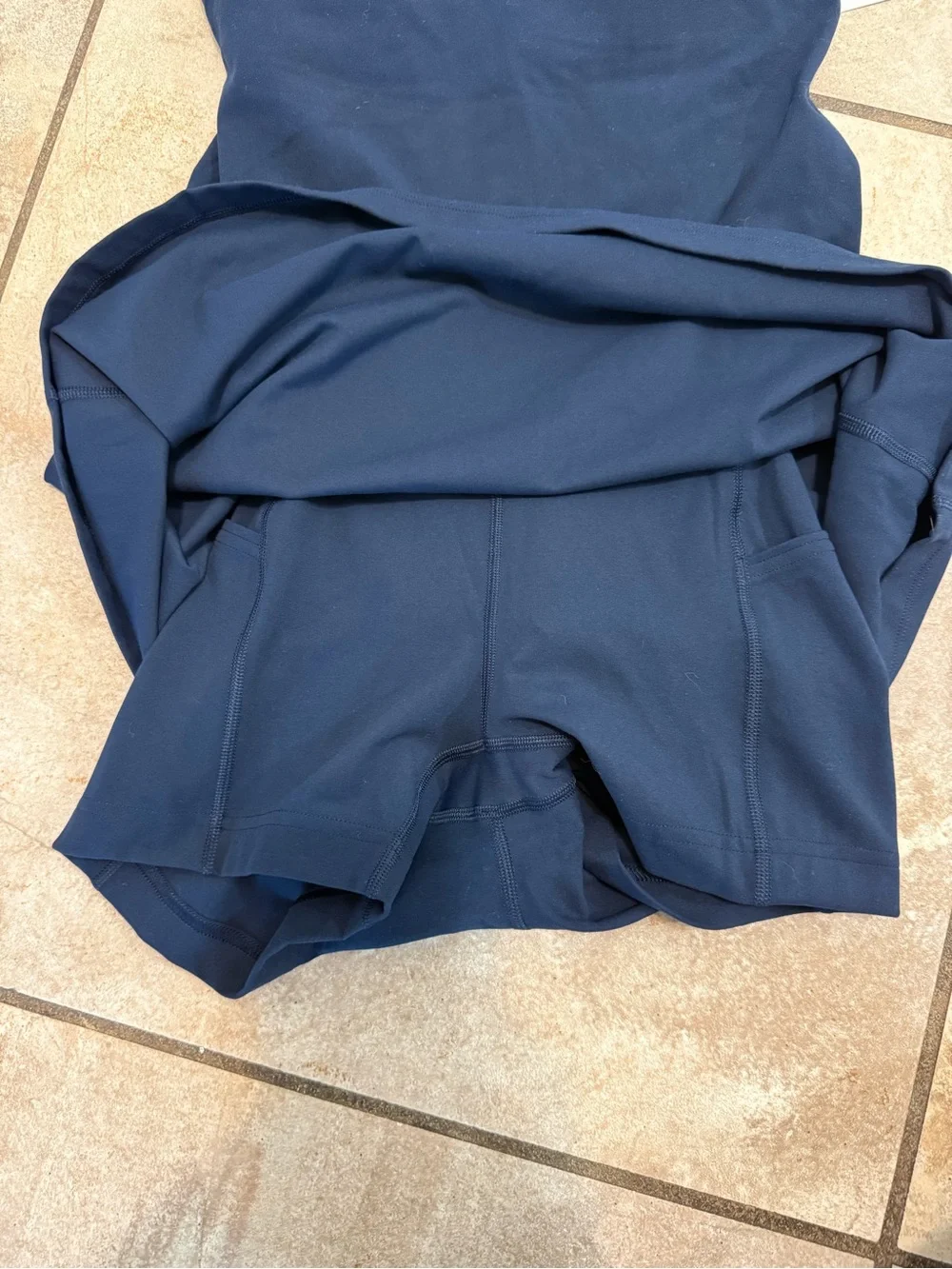NWT Lululemon athletica navy Tank Dress - Sleek Scoop Neck - 4